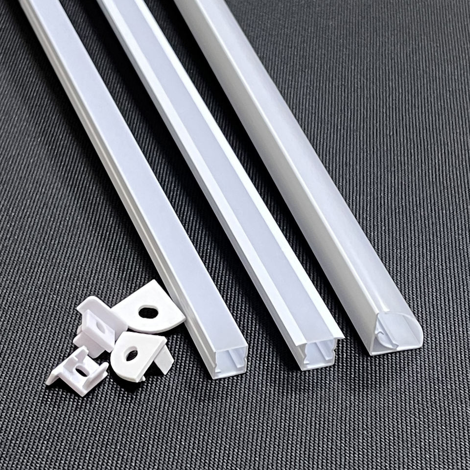 LED Rigid Strip Light Diffuser PC Plastic Light Diffuser Extrusion ...