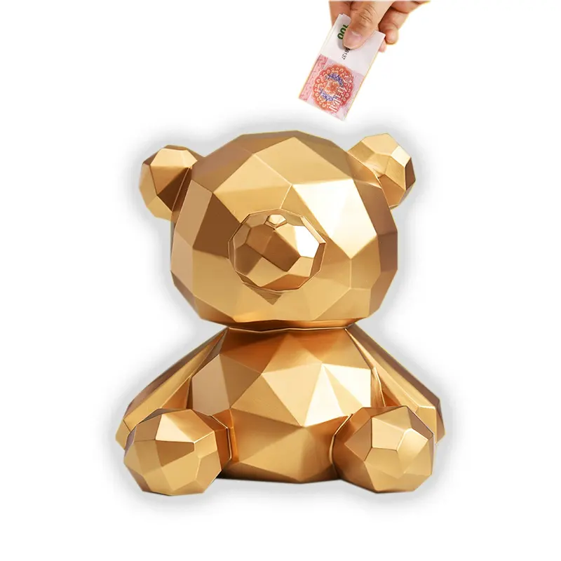 2022 Hot Sale Small Bear Series Vinyl Material Custom Piggy Bank For Cartoon Toy