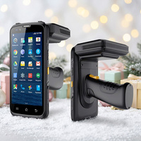 PDA Inalámbrico Resistente con Android 15, Pantalla de 5.72 Pulgadas, 10000 mAh, Lector/Escáner RFID Pasivo HF de 13.56 MHz para Etiquetas RFID de Biblioteca
