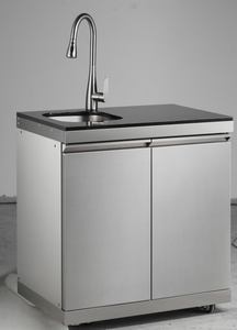<span class=keywords><strong>Cocina</strong></span> Modular para Exteriores con Parrilla de <span class=keywords><strong>Gas</strong></span>, Fregadero y Refrigerador de Acero Inoxidable 304 para Patio Trasero - Product Image 6