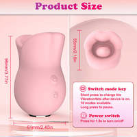 OEM Mund-Zungen-Vibrator für Frauen Masturbation 10 Frequenzen USB Aufladbar 100% Wasserdicht G-Punkt Klitoris