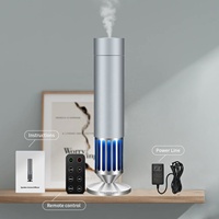 150ml Huiles essentielles de soins de santé Aromathérapie Aroma Difusor Diffuseur Haut-parleur avec musique 18W Nano Diffuseur Tall High Slim 8 Heures