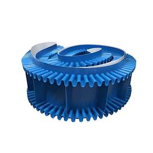 Sabuk Konveyor Jingtian Blue Sidewall PU 1 Lapis dengan Cleat Tahan Panas Garansi 2 Tahun untuk Transportasi Makanan - Product Image 1