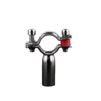 Collier de serrage pour tuyau en acier inoxydable 304, support de fixation réglable pour tuyau, boucle de serrage pour tuyau d'eau