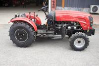 Tractor Agrícola Compacto de 50HP 4WD con Neumáticos Estrechos para Uso en Viñedos y Huertos Frutales