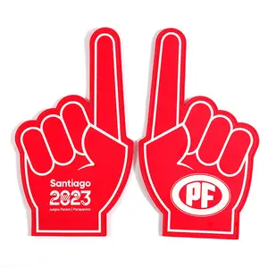 Factory Wholesale Custom Logo Hand Fingers Foam Finger Eva Foam Cheering Hands