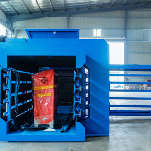 Compacteur <span class=keywords><strong>de</strong></span> déchets entièrement automatique avec contrôle intelligent, adapté aux centres <span class=keywords><strong>de</strong></span> recyclage, machine <span class=keywords><strong>de</strong></span> pressage hydraulique horizontale durable - Product Image 3