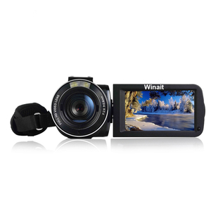Caméscope <span class=keywords><strong>numérique</strong></span> Max 24,0 mégapixels avec écran tactile <span class=keywords><strong>MACRO</strong></span>, caméra vidéo prenant en charge les objectifs grand angle et téléobjectif - Product Image 1