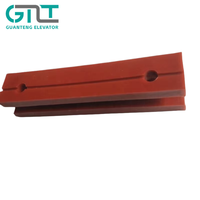 Doublure de patin de guidage de rail principal pour cabine d'ascenseur Kone Giant-Kone, Série 3000, 140*16/10, Insert coulissant résistant à l'usure, Pièces d'ascenseur