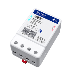 Interruptor <span class=keywords><strong>de</strong></span> temporización Bluetooth TOMZN TOS6-40, 35 mm, riel DIN, montaje en pared, temporizador <span class=keywords><strong>de</strong></span> cuenta regresiva, temporizador <span class=keywords><strong>de</strong></span> ciclo, AC85-265V 40A, oficial - Product Image 4
