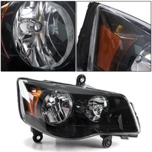 Pour Dodge <span class=keywords><strong>Grand</strong></span> Caravan 11-20, Chrysler Town&Country 08-16, phare noir - Product Image 5