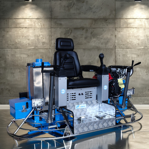 En stock: Allanadora de hormigón hidráulica autopropulsada Formac de 24 pulgadas con control de dirección, motor de gasolina EPA - Product Image 2