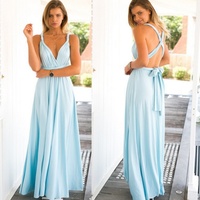 Robe longue en mousseline de soie multi-positions avec fermetures éclair, convertible, style cache-cœur, inspirée de Bounty, Twix, Mars, Snickers, Milky Way
