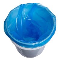 Sac de doublure pour carton d'emballage facile à ouvrir en plastique de qualité alimentaire bleu HDPE/LDPE