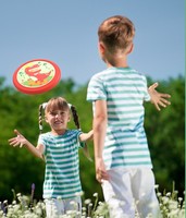Disque volant de sport coloré pour une utilisation sur la plage Interaction parent-enfant Matériau souple en PU Jouets et structures de plein air