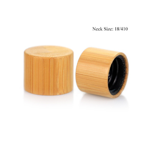 Bouchon à vis en bambou personnalisé, prix bas, bouteille en plastique, couvercle en bambou, bouchon en bambou - Product Image 5