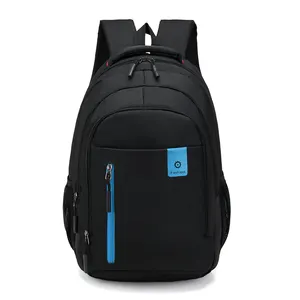 Diario de logotipo personalizado impermeable mochila escolar de Nylon Oxford Unisex mochila de viaje bolsas de la escuela