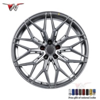 Jantes de voiture en bronze à 5 branches, concaves profondes, en alliage d'aluminium forgé sur mesure, 18 19 20 21 22 pouces, 5x112 pour BMW G20 G30 M3 M4