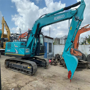 Excavadora de orugas de segunda mano, bien mantenida, excavadora usada Kobelco SK140 de 14 toneladas - Product Image 2