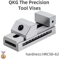Étau de précision Qkg80 en alliage, haute précision 0,005 mm, pour table de travail de machines de fraisage, rectification, perçage et CNC