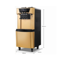 Machine à crème glacée automatique commerciale avec pré-refroidissement sans lavage pendant sept jours et production de crème glacée fraîche
