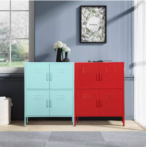 Meubles de rangement modernes en métal pour la maison, tables de chevet en acier pour chambre et salon, idéales pour les villas - Product Image 6