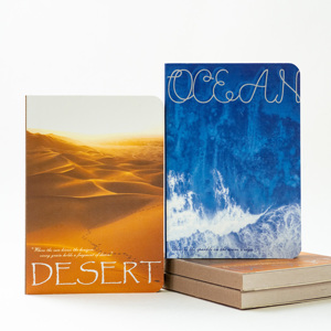 Phong cảnh thiên nhiên đặc sản giấy máy tính xách tay hoàn hảo ràng buộc rắn màu Nhật Ký ODM chủ đề tùy chỉnh - Product Image 4