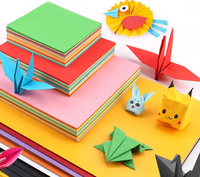 Feuille de papier bond coloré recyclable en pâte recyclée épaissie de 120 g