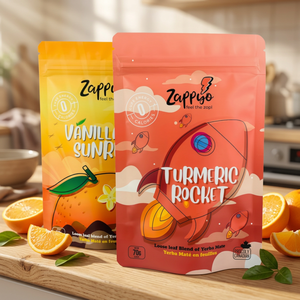 Sacs en Mylar compostables à finition mate imprimés sur mesure, sachets autoportants en aluminium pour l'emballage du café et du thé, OEM ODM - Product Image 1