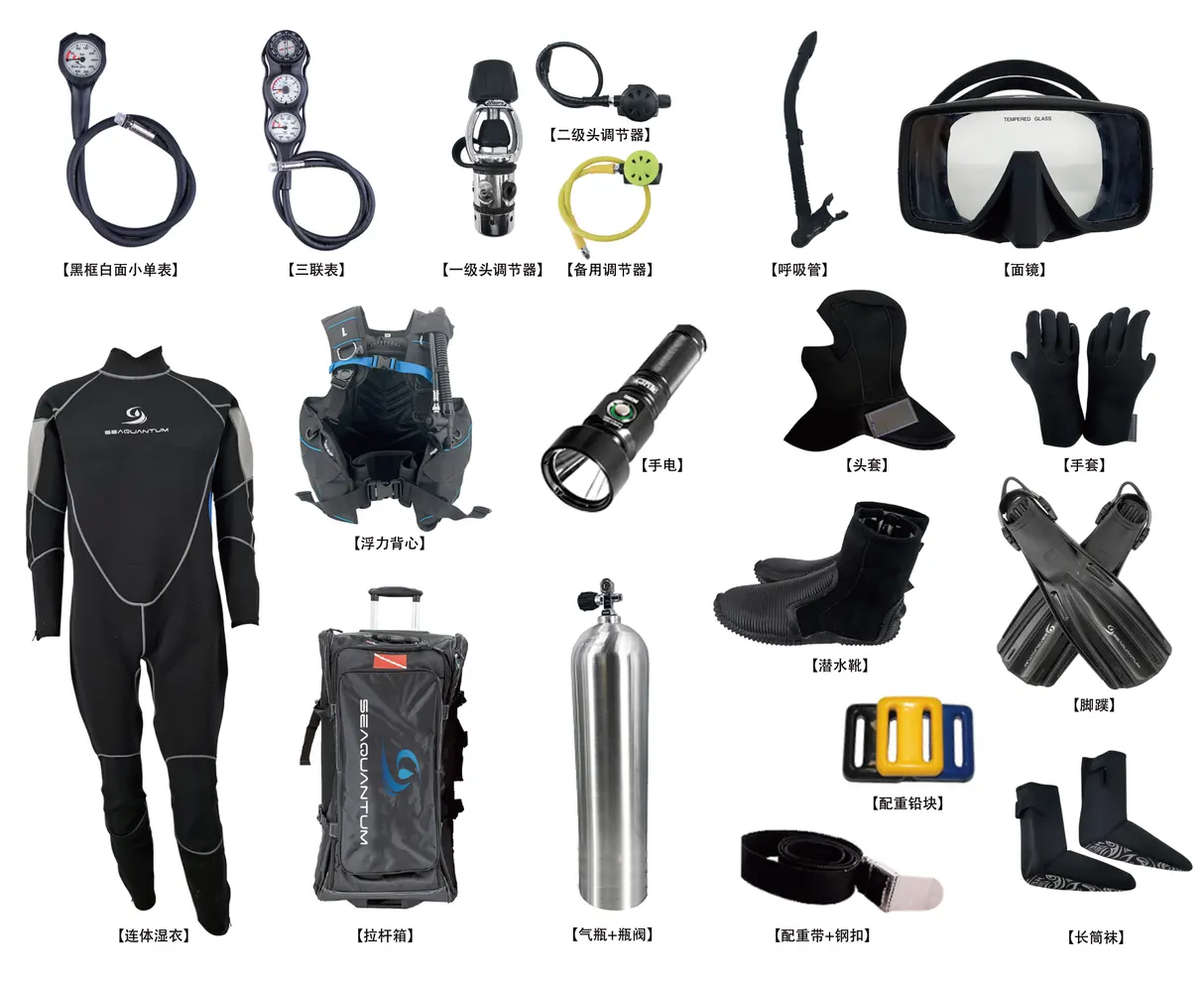 Traje de buceo conjunto completo