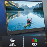 Vente directe d'usine Moniteur portable IPS HD de 15,6 pouces avec une luminosité de 300 nits