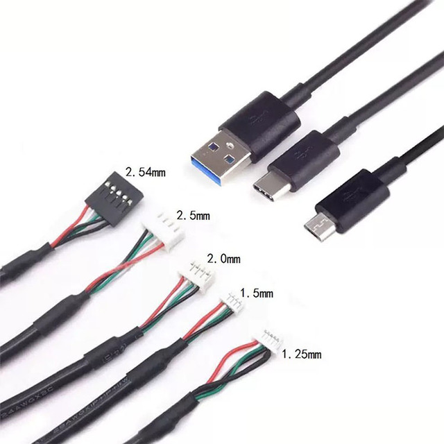 USB C to Jst Cable 5pin Jst Terminal Connector Wire Type c Date Charging PVC TPE Cable
