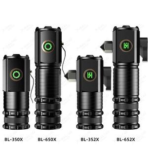 Lampe de camping, mini lampe torche <span class=keywords><strong>LED</strong></span> pour le camping en plein air, avec charge USB de type C, haut lumen, petite lampe de secours - Product Image 2