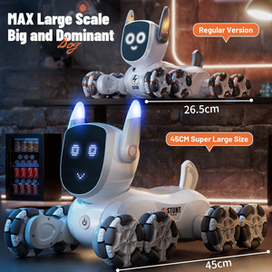 Novo em grande escala oito rodas multi-função de controle remoto robô cão crianças de programação inteligente voz brinquedos interativos - Product Image 3