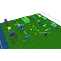 Parcours d'obstacles commercial Ninja Warrior pour enfants et adultes Free Design Parkour Ninja Playground