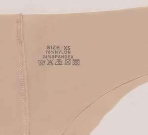 Venta al por Mayor Directa de Fábrica de Pantis Tipo Tanga <span class=keywords><strong>sin</strong></span> Costuras para Mujer con Relleno para Fitness y Yoga y Sistema Anti Camel Toe - Product Image 4