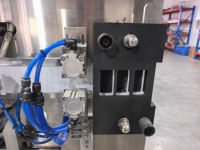 Machine automatique de remplissage et de scellage de sachets liquides en forme de carte pour miel et sauces, emballage en carte en forme de V à dose unique