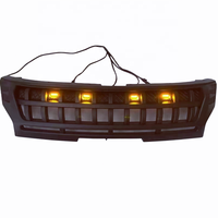 Nouvelle arrivée 3 LED blanches ambrées Grille de calandre noire pour Triton L200 Pickup 2019-2020