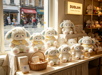 Peluche OEM de haute qualité en tissu doux pour enfants, idéale comme cadeau promotionnel d'entreprise
