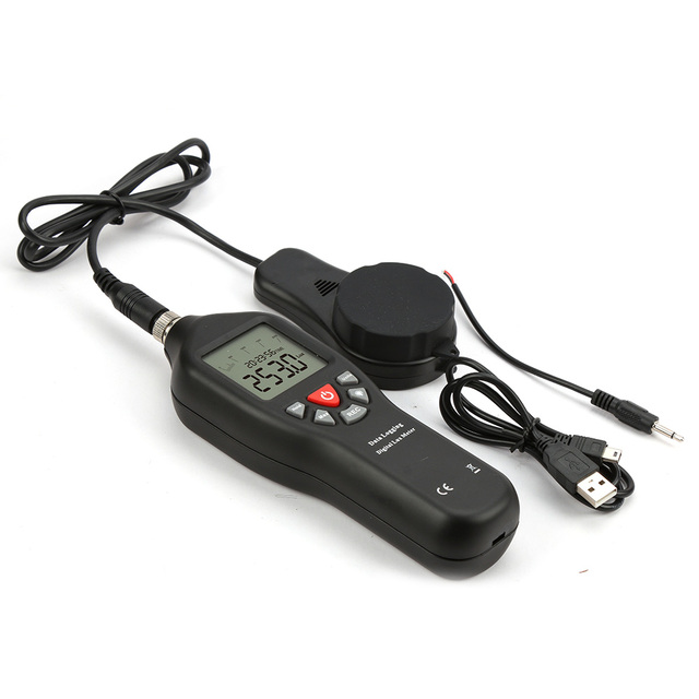 Digital Luxmeter Light Meter LUX Sensor Antique Auto Lights Data Logging 20000Lux