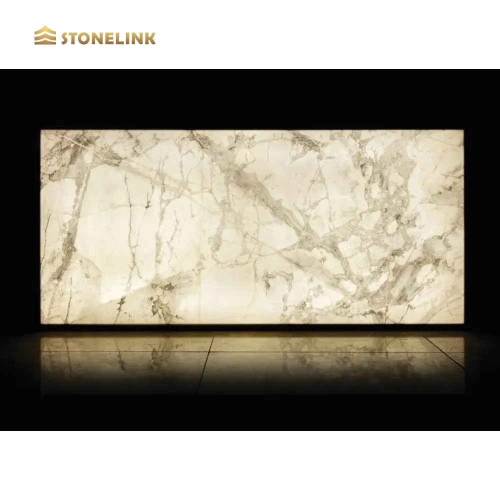 Natur marmor Stein Kristall Hintergrund beleuchtung Wand paneel Durchscheinend zuges chnitten Lumi Stein Marmor Lumis tone Für Inneneinrichtung
