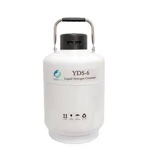 High Quality YDS-6 Semen Storage Tank 6 Liters ZHONG XIN Liquid Nitrogen Container Cryogenic Dewar