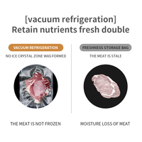 Vente directe d'usine, scelleuse sous vide à écran LED de haute qualité pour produits alimentaires portables