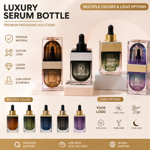 Custom Logo Acrylic PET <strong>Dropper</strong> Bottle Empty Serum Bottle Essential Oil Cosmetic Packaging Eco Friendly - Product Image 6