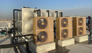 IMPOSOL <span class=keywords><strong>Mitsubishi</strong></span> R32/R410A inversor ar calor bomba elétrica/solar titânio calor trocador 10-20KW para uso comercial ao ar livre - Product Image 5