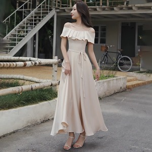 <span class=keywords><strong>Robe</strong></span> de soirée longue sirène élégante <span class=keywords><strong>pour</strong></span> femme, style présentatrice, à une épaule, <span class=keywords><strong>pour</strong></span> fêtes et galas - Product Image 5