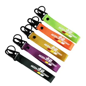 Benutzer definierte Motorrad Eagle Mund Etikett Lanyard Schlüssel bund Logo Lanyard Schlüssel ring Hochwertige Motorrad Lanyard Schlüssel bund