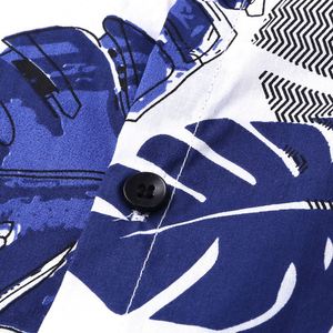 Conjunto de Ropa para Bebé y Niño: Camisa Azul Estampada y Pantalón de Algodón con Diseños de Patrones - Precio Mayorista - Product Image 2
