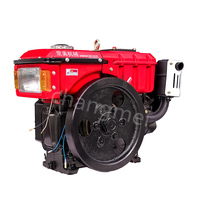 Moteur diesel monocylindre refroidi par eau de 8 CV de marque chinoise de premier plan avec démarrage électrique et boîte de vitesses pour bateau et navire