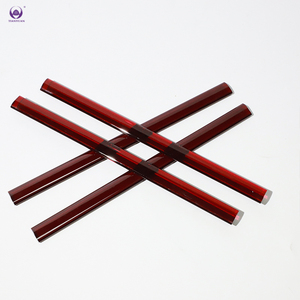 Borosilikatglas-Stab Becherglas-Rührstab für Lampwork-Glas Laborgebrauch TYGLASS Marke Strike Red Flachstab - Product Image 4